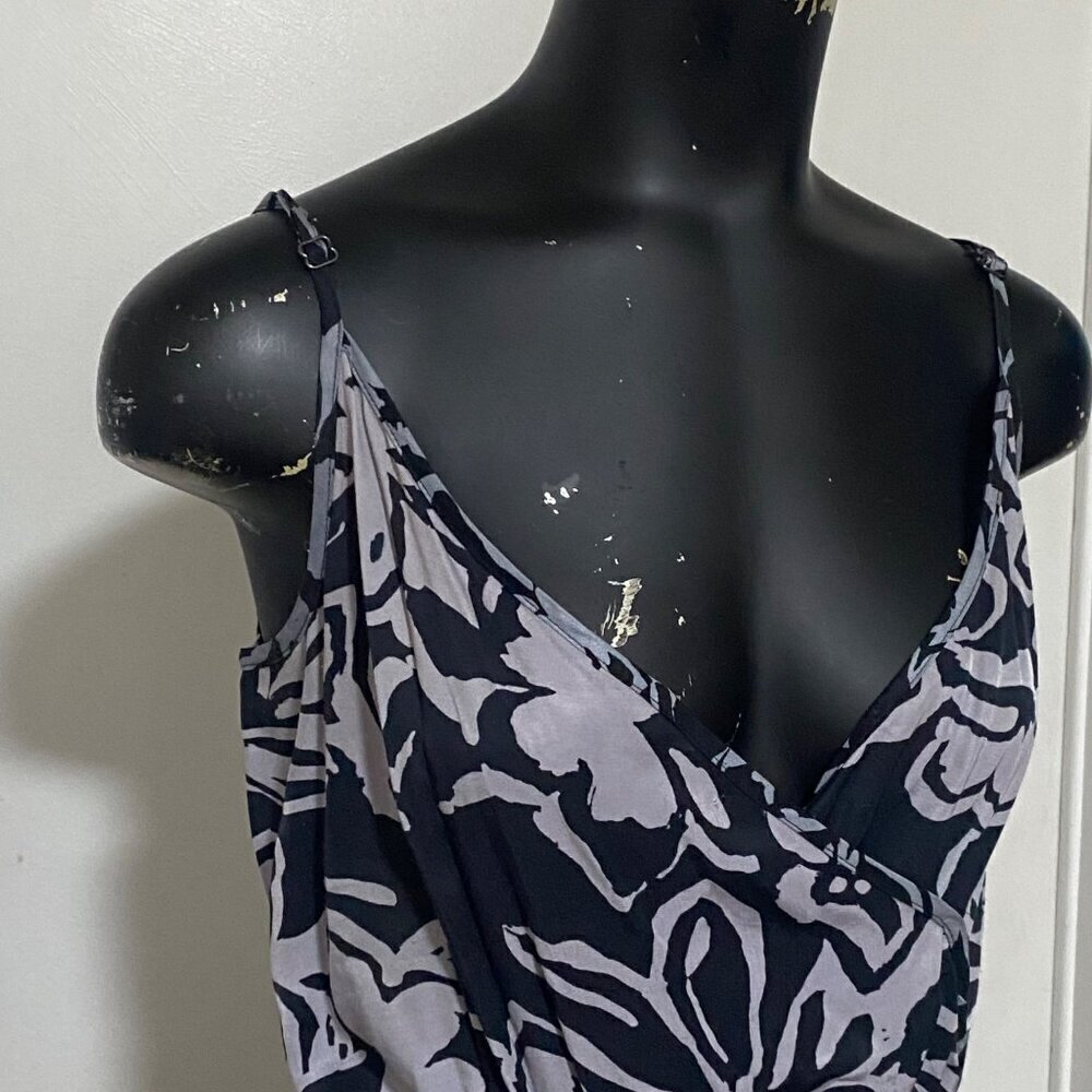 ANN TAYLOR LOFT Painterly Floral Wide Leg Jumpsuit SIZE XSP - Picture 3 of 7